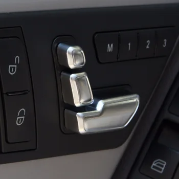 DWCX de Urmărire! Noi Usi Cromate Scaun Reglați Butonul Comutator Capac Ornamental pentru Mercedes Benz E GL CLS Class W212 W218 X166
