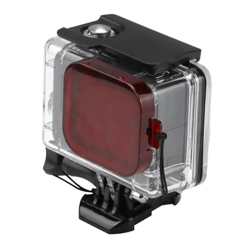 EKENCAM Scufundări Filtru pentru GoPro Hero 5 Negru aparat de Fotografiat Impermeabil Caz Galben Purpuriu Roșu Filtru Capac Obiectiv Pentru Go Pro Accesorii