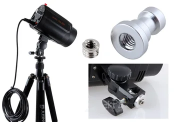 En-gros 10buc/Lot Flash de Lumină Stand Adaptor Șurub de Metal 1/4 la 3/8 Șurub pentru Montare Trepied Foto Studio Accesorii