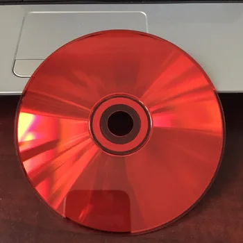 En-gros de 10 Discuri Yihui Clasa a 700 MB 52x Gol Imprimate Mașină Roșie Disc CD-R