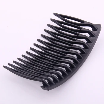 En-gros de DIY accesorii de par negru de plastic pieptene de par neterminate perie de par tuck pieptene cu dinți 7.5*4.5 cm 10 buc/lot