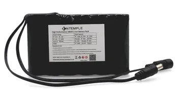 ENTEMPLE Portabil Super 18650 baterie Reîncărcabilă Li-ion baterie pack capacitate DC 12 V 6800 Mah CCTV Cam Monitor 12.6 V 1A Încărcător