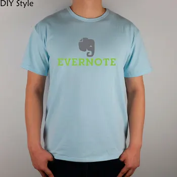 EVERNOTE elefant mascul bumbac Lycra LOGO-ul de top cu maneci scurte T-shirt new sosire de Moda de Brand t camasa pentru barbati vara