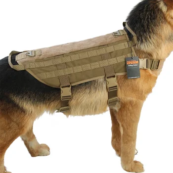 EXCELENT ELITE SPANKER SPANKER Tactice Militare Armata Haine de Câine de Formare Molle Vesta ham Nylon Accesorii de Vânătoare Pentru animale de Companie