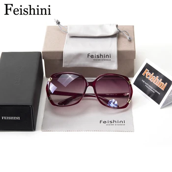 FEISHINI 3854 Safir Magazin Contoare de Calitate ochelari de Soare Femei Designer de Vară sentimentele amoroase Model Oculos de sol feminino