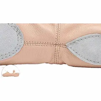 Fete Femei Calitate de Balet, Dans Papuci Piele naturala Split Tălpi Femei Balet Pointe Pantofi de Dans Royal Roz Plus Dimensiune