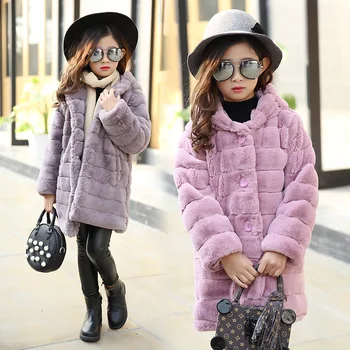 Fete haina de iarna princess guler de blană jachete pentru copii pentru fete adolescente haine copii haine abrigos y chaquetas îmbrăcăminte exterioară