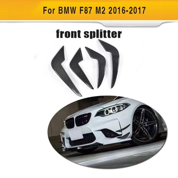 Fibra de Carbon bara Fata Partea Portbagaj decor Aripi pentru BMW F87 M2 Coupe 2 Usi 2016 2017 4BUC Accesorii Auto