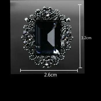 Fierbinte de Vânzare en-gros 20buc/lot 2.6*3.2 cm Nunta retro Buton de diamant stras de cristal Butonul de păr DIY Accesorii de îmbrăcăminte YF42