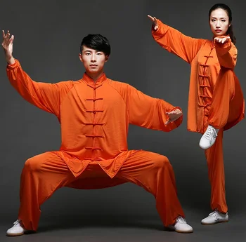 Fierbinte de Vânzare Unisex Designer Tinuta Tang Sacou costum Wu Shu Tai Chi Îmbrăcăminte Tinuta Mâneci Lungi Exerciții Wu Dang costum