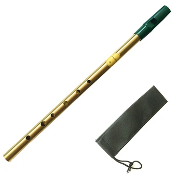 Fluier irlandez Irlanda Flaut Feadog fluier Staniu-Cheie din C/D Pennywhistle 6 Găuri Feadan Flauta Mini buzunar Instrument Muzical