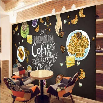 Fotografie tapet Frumos de cafea gourmet murală de înaltă calitate, restaurant, cafenea tapet personalizat Acasă Decorare