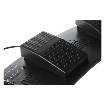 FS3-P USB Triplu Comutator de Picior Pedala de Control Tastatură, Mouse-ul Joc PC Plastic