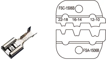 FSC-156B Super putere de economisire cleste sertizare FSB SERIE de SERTIZARE CLEȘTE de 1,5-6mm2 INSTRUMENTE LUBAN