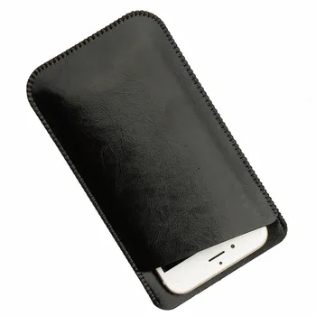 FSSOBOTLUN Pentru Huawei P10 Cazul strat Dublu de Microfibra Piele Telefon maneca Acoperi Punga de Buzunar cu Slot pentru Card