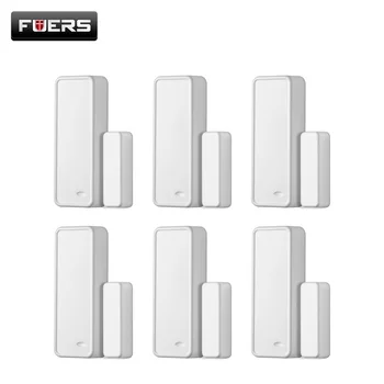Fuers 6pcs Wireless 433MHZ Senzori de Alarmă Accesorii cu DC12V 23A baterie Pentru G90B PLUS WiFi, GSM Sistem de Alarmă Acasă Senzor de Usa