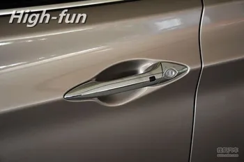 FUNDUOO Pentru Hyundai Elantra 2012 2013 Nou Auto Crom Partea de Mânerul Ușii Capacului Ornamental Autocolant Cu Smart Entry Butoane