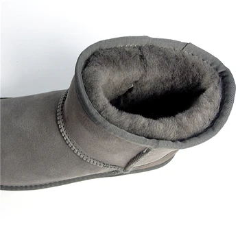 G&Zaco De Lux Piele De Oaie Zapada Ghete Femei Din Piele Ghete Impermeabile De Iarnă Lână De Oaie Blană Cizme De Iarna Pentru Fete Pantofi