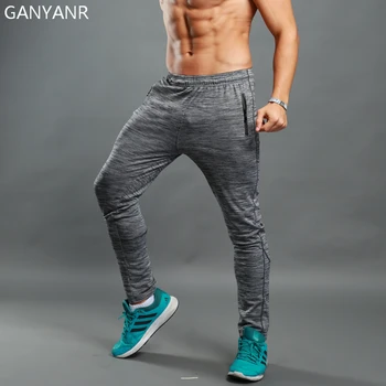 GANYANR Brand care Rulează Pantaloni Lungi Barbati Sport Legging de Formare Pantaloni de Jogging, Yoga, Gimnastică iute uscat Fotbal de Fitness Elastic Antrenament