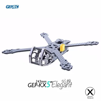 GEPRC GEP-KX5 Elegant FPV Rcing quadcopter 243MM Ampatament fibra de carbon cadru ADEVĂRAT X freestyle