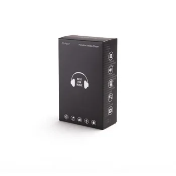GERUIDA Bluetooth HIFI MP4 Player 8G Atingeți Tasta MP3 cu Ceas Recorder E-Book Brațul Curea spaniolă, rusă, portugheză, franceză 2017