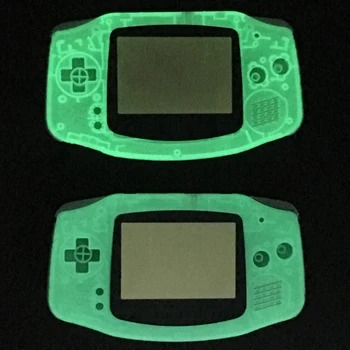 Glow în Întuneric Pentru Gameboy Avans de Plastic Coajă Caz Locuințe Ecran Pentru GBA Luminos Acoperi caz