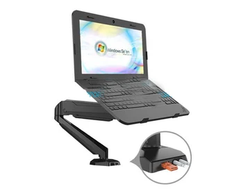 GM212U-D de Mișcare Completă Desktop Notebook Laptop Titularul de Afișare Soclului Cu Audio și USB Port 17 inch Lapdesk