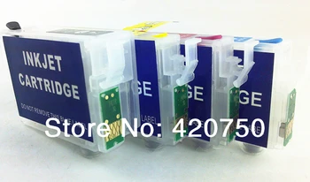 Goale de cartușe Reîncărcabile Pentru Epson T1431 - T1434 ,Costum pentru WP-7011 WP-7018 WP-7511 WP-7521 WF-3011 WF-3521 etc, cu ARC cip