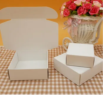 Gol săpun alb cutii de carton mici,mici, negre ambarcațiuni de hârtie cutie,cadou de bomboane cutii de ambalaj