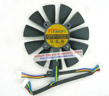 Grafic Original, card de răcire ventilator pentru STRIX-RX480-O8G-JOCURI GTX1060-O6G-JOCURI GTX1070 FDC10H12S9-C FDC10U12S9-C FONSONING