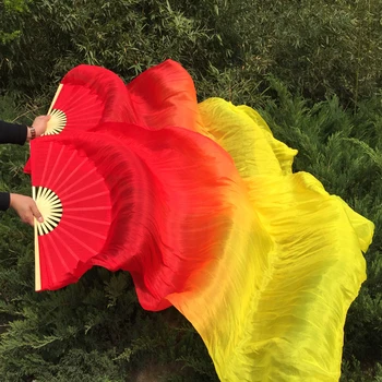 Gratuit-livrare 1 pereche Noua de Dans Burtă de Bambus coaste de Mătase Fan Voaluri hand-made coloranți Dans Fanii hot-vânzare