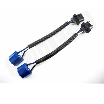H13 să H4 Adaptor - Faruri Cablu de Conversie - timp De 7 inch LED Faruri Pentru Wrangler JK TJ Masina Motocicleta led-uri faruri