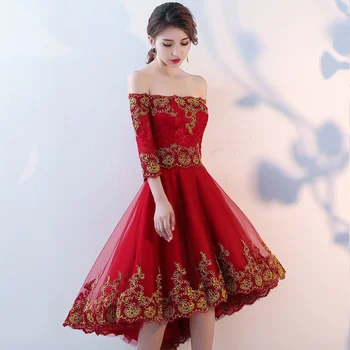 Halat de serată 2018 Noi Vin roșu backless lace up rochie de seara cu Aplicatii de Petrecere, Rochii de bal rochii de croitor Personalizate