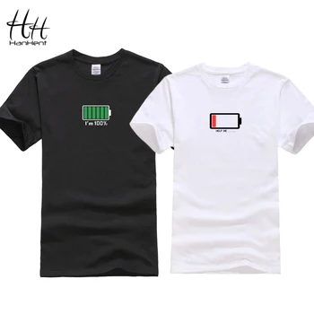HanHent Valentine Cadou tricouri 2018 New Sosire tricouri Pentru Cupluri Amuzante Printuri t-shirt Hip Hop tricou homme camisetas