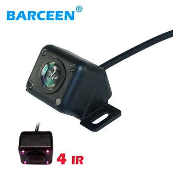 HD auto reverse camera 4 IR viziune de noapte rezistent la apa pentru parcare monitor video spate sus /fata-spate, vedere spate sistem