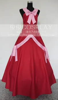 Hot Anime Fairy Tail Mirajane Strauss Cosplay Costum Rochie+bowknot Orice Dimensiune Transport Gratuit NOI