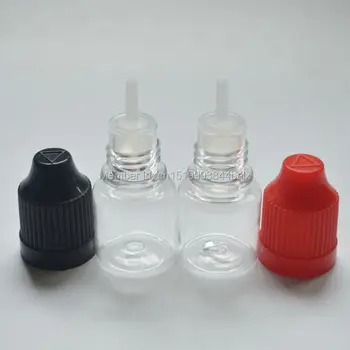 Hot Hard Clar PET 3 ml Flacon Picurător din Plastic cu Capac cu protecție pentru copii Și Ac Lung Sfat pentru E-Lichid Sticlă Goală 200pcs