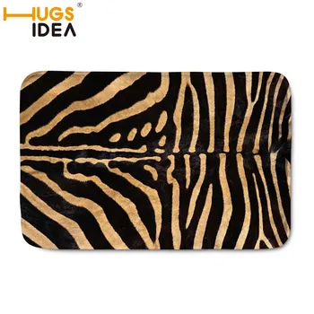HUGSIDEA 59*40CM 3D Print Zebra covor Covor Alb Negru de Blana de Zebra Covoare și Carpete, pentru Dormitor, Bucatarie Usa Podea Covoare Moi Țapiș