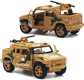 Humvee-ul,Modelul Militar,Desert auto,1:32 Metal, masini de turnat sub presiune,din aliaj trage înapoi suv,educative,jucării pentru copii, transport gratuit