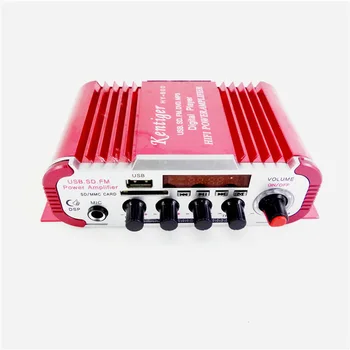 HY600 Mini Amplificator Auto Amplificator de 20W+20W FM Audio MICROFON MP3 Difuzor Amplificator Stereo pentru Masina Motocicleta utilizarea Acasă