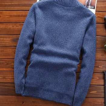 Iarna termice pulover îmbrăcăminte exterioară pentru bărbați 2018 nou curent de maree bărbat solid de culoare personalizate cu fermoar cardigan pulover moda