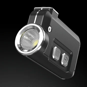 INCARCATOR TINI Breloc Lumina 380Lumen CREE XP-G2 S3 USB cu LED-uri Reincarcabila Built-in Baterie Buton Cheie Lanterna în aer liber, MINI EDC