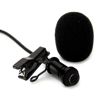 Jack de 3,5 mm Șurub de Blocare Cravată Clip Rever Microfon Lavaliera Microfon Wireless Pentru Karaoke Sistem Beltpack Transmițător DJ Mixer Audio