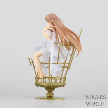 Japonia Anime Figura Kotobukiya Sabie de Arta On-line Asuna Zână 22cm PVC Figura Sexy Colecție Brinquedos Model de Papusa Transport Gratuit
