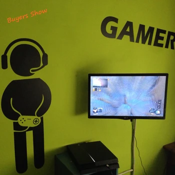 Joc Video de perete autocolant Gamer Joystick Perete Decal Arta