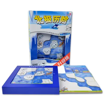 Jucărie din Plastic baby cadou de ziua desktop amuzant joc transparente polul nord camuflaj familie părinte-copil puzzle meci de învățământ