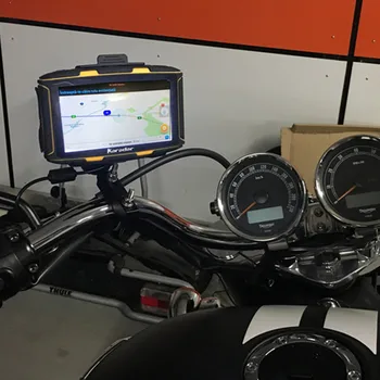 Karadar 5 inch Android Navigator Motocicleta Impermeabil DDR1GB MT-5001 GPS cu WiFi, APLICAȚIA Magazin Play download, Bluetooth 4.0