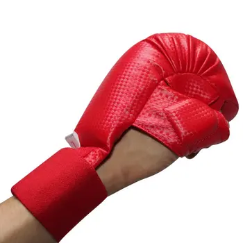 Karate mănuși cu un deget mănuși karate pentru formare albastru rosu