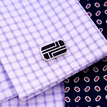 KFLK Bijuterii camasa butoni de Moda pentru barbati Brand Negru manșetă link-uri Buton de Înaltă Calitate de Nunta de Lux de sex Masculin Transport Gratuit