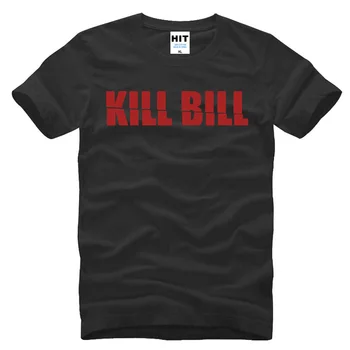 Kill Bill Creative Scrisori Imprimat Barbati Barbati tricouri Tricou 2016 Nou Maneci Scurte O de Gât Bumbac T-shirt Tee Camisetas Hombre